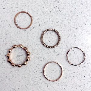 5 sets of rings